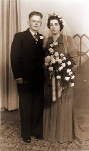 Willem Smits en Eelkje Schotanus (foto 1952)